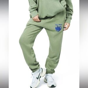 Alix Earle Hot Mess Green Sweatpants